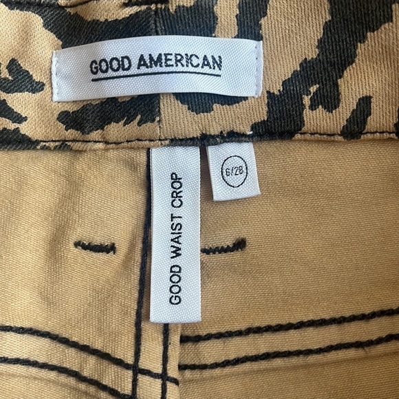 BRAND NEW American Good Waist Ankle Crop Zebra Jeans animal COMFORTABLE!! Sexy! - Picture 4 of 4